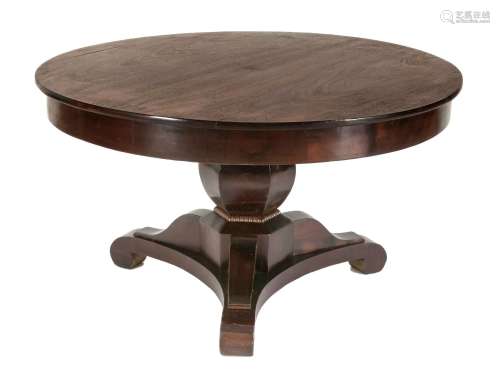 Coffee table in Biedermeier style around 1900, D. 110 cm, H....
