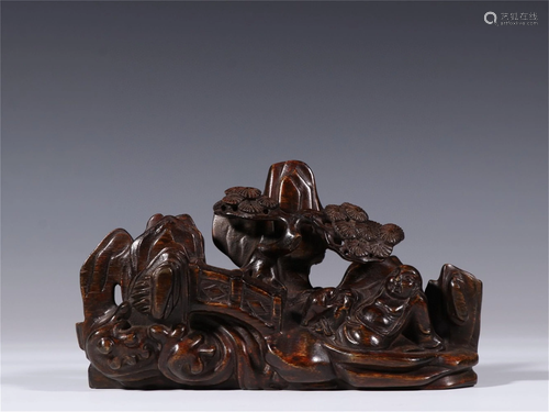 A Carved Agarwood Decoration