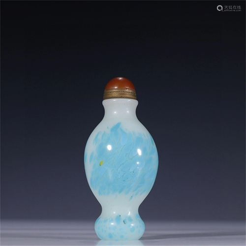 A Peking Glass Snuff Bottle