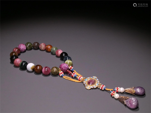 A Tourmaline Bracelet