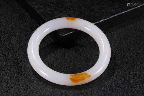 A Carved Jade Bracelet