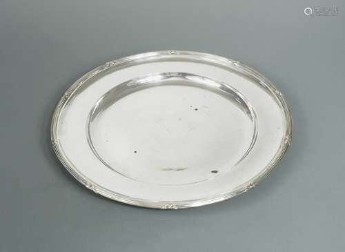 An early 20th century Austrian metalwares silver charger,