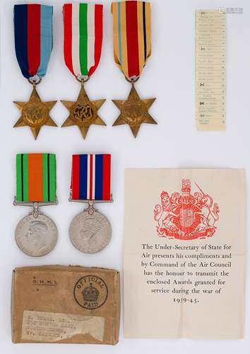 A WW2 campaign medal group,