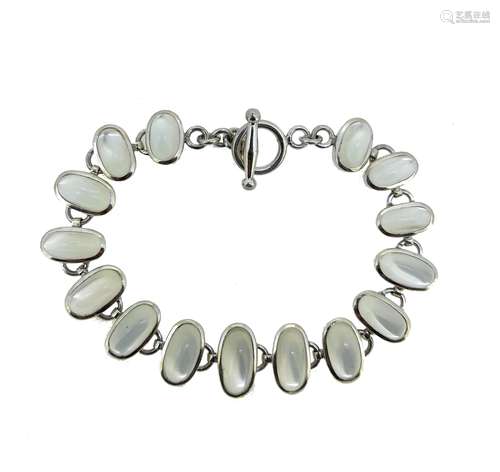 A modern moonstone bracelet,