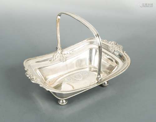 An early 19th century Old Sheffield Plate swing handled frui...