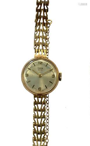 Tudor by Rolex - A lady's 9ct gold wristwatch,