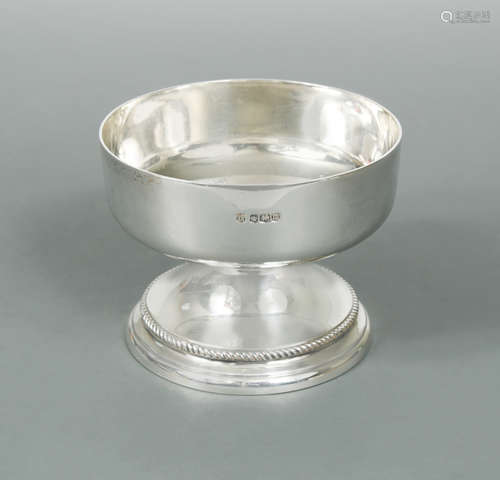 A George V silver rose bowl,