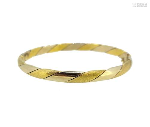 A fancy hinged bangle,