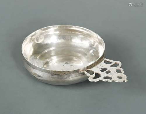 A Charles II silver bleeding bowl,