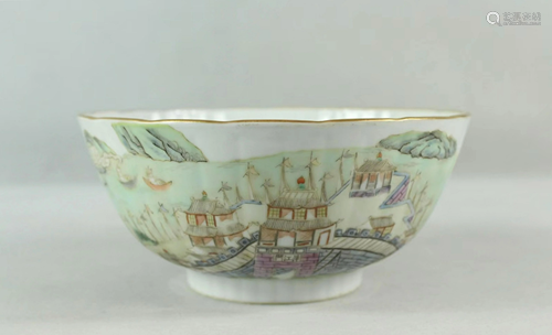 A Chinese Famille-Rose Porcelain Bowl