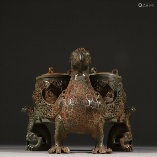 A Chinese Bronze Decoration