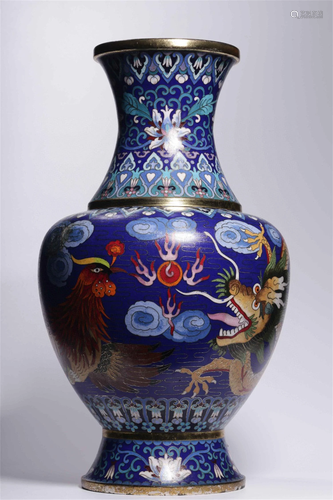 A Chinese Cloisonne Vase