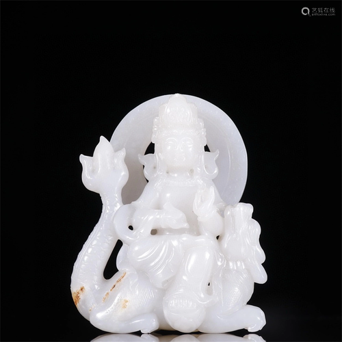 A Chinese Carved Jade Decoration