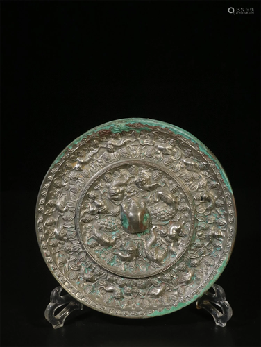 A Chinese Bronze Mirror