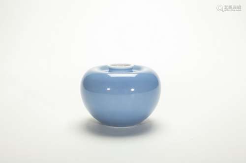 Chinese Blue Glazed Porcelain Vessel