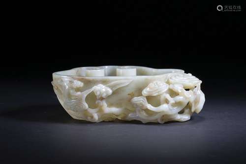 Chinese Jade Carving Washer