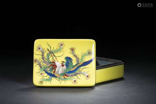 Chinese Bronze Enamel Cover Box