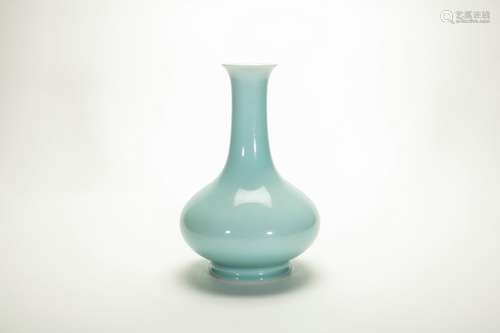 Chinese Green Glazed Porcelain Bottle