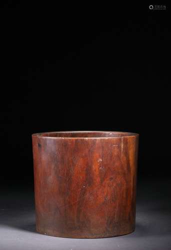 Chinese Huanghua Wooden Brush Pot