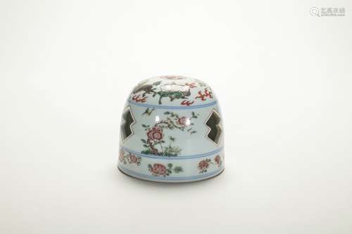 Chinese Famille Rose Porcelain Incense Burner