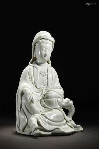 Chinese White Glazed Porcelaind Guanyin