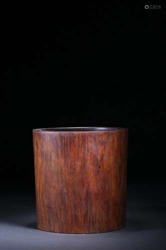 Chinese Huanghuali Wooden Brush Pot