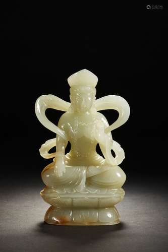 Chinese Jade Buddha Statue