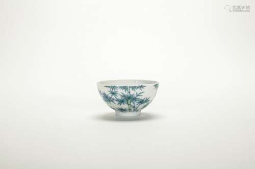 Chinese Doucai Porcelain Cup