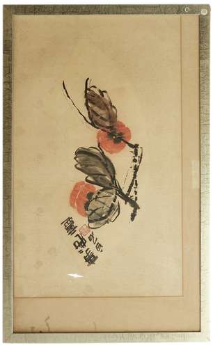 Chinese Painting Of Flower - Qi Baishi