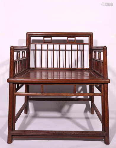 A CHINESE HUANGHUALI CHAIR