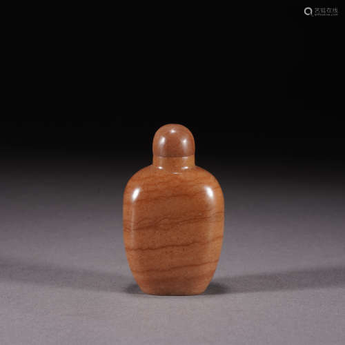 A jade snuff bottle