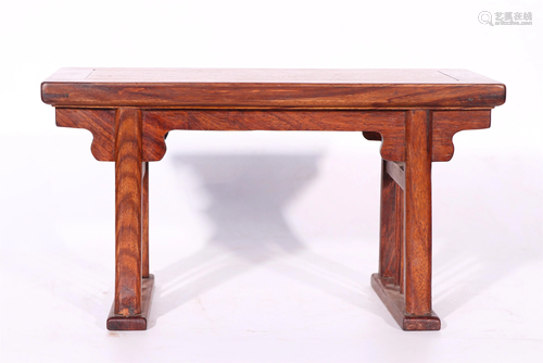 A CHINESE HUANGHUALI TABLE STAND