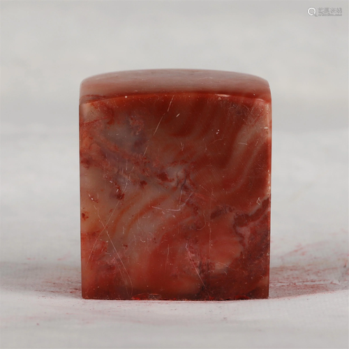 A CHINESE SOAP STONE SEAL