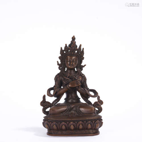 A bronze statue of Tara