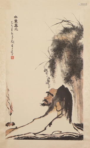 A CHINESE PAINTING OF FIGURE