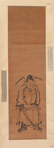 A CHINESE PAINTING OF FIGURE