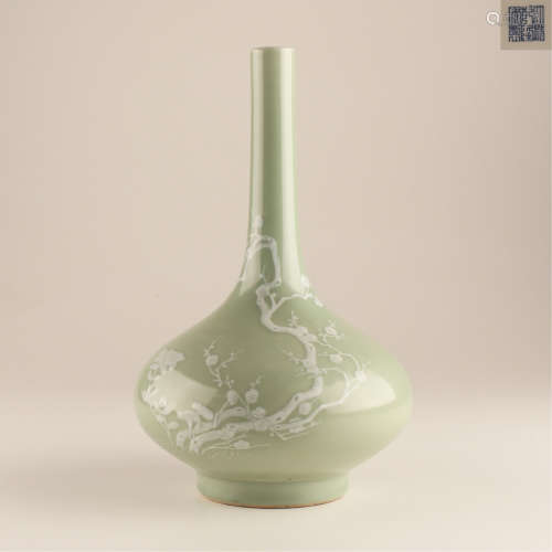 中国美術 青磁花瓶