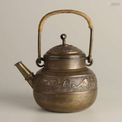 古銅茶壷