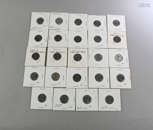 A Group of Twenty-Four United States Coins