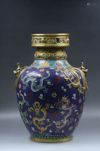 A Cloisonne Vase