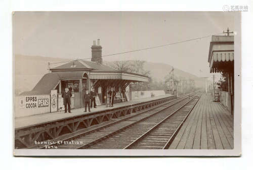 A photographic postcard of Boxhill Railway Station in Surrey...