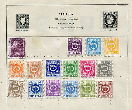 A group of several albums, containing world stamps, plus a f...