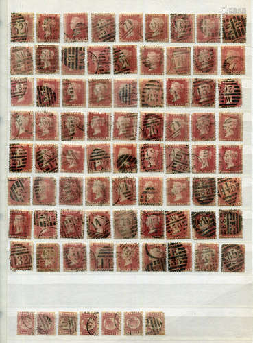 A collection of Great Britain stamps with 1d reds, Portugal ...