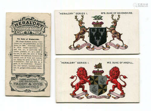 A set of 25 Taddy 'Heraldry Series' cigarette cards circa 19...