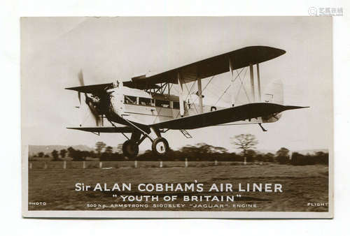 An album containing 47 postcards of aviation interest, inclu...