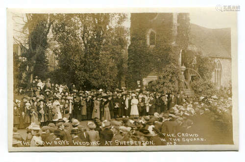 A group of 7 photographic postcards relating to the Cowboy's...