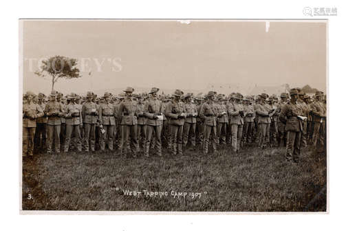 A collection of 19 photographic postcards of the environs of...