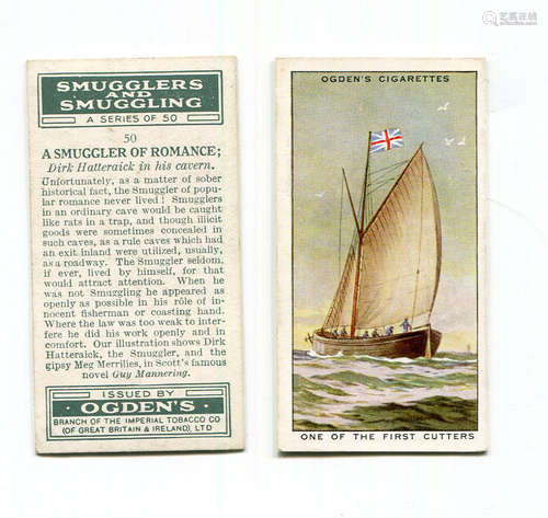 A collection of cigarette cards in eight albums, including a...