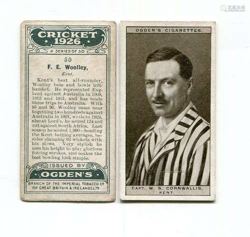 A collection of cigarette cards in five albums, the majority...