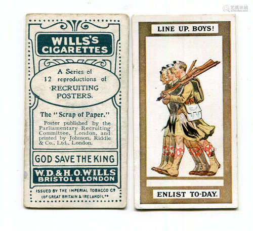 A large collection of cigarette and trade cards, including a...